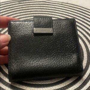 Gucci Textured Black Leather Wallet